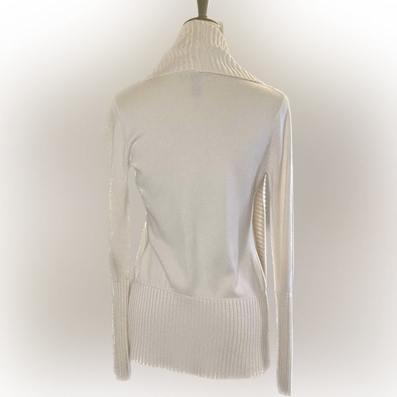INC Cream Shawl Collar Cardigan - Size XS - Picture 6 of 16
